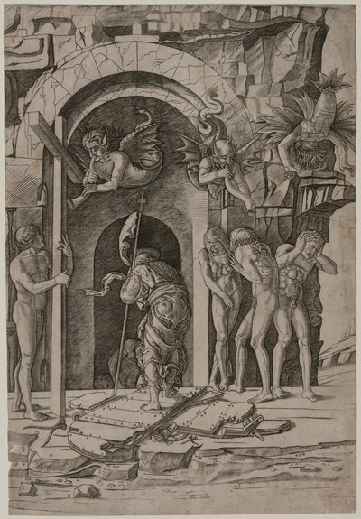 Abstieg in den Limbus von Giovanni Antonio da Brescia