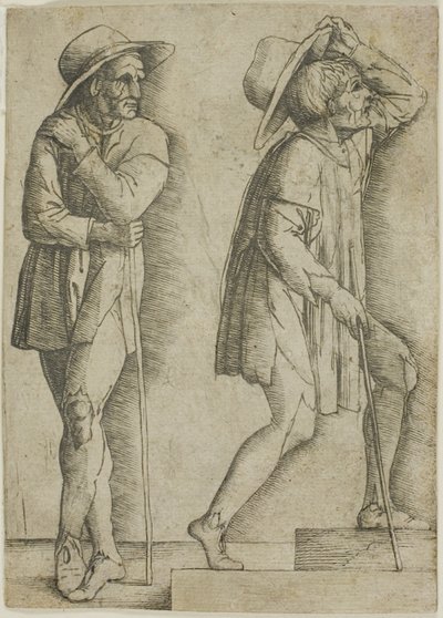 Zwei Bauern von Giovanni Antonio da Brescia