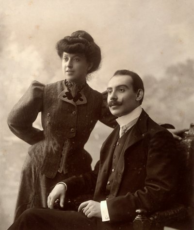 Alfredo Trombetta mit seiner Frau von Phillipe de Marlier