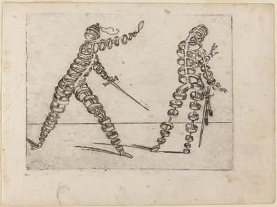 Aus "Bizzarie di varie Figure" von Giovanni Battista Bracelli