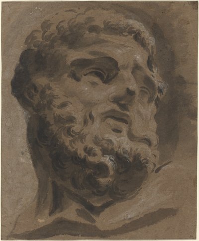 Bärtiger Kopf nach dem Antiken von Giovanni Battista Cipriani