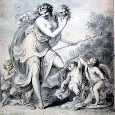 Komödie, 18. Jahrhundert von Giovanni Battista Cipriani