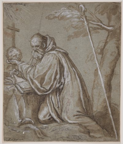 Der heilige Bernhard in Buße von Giovanni Battista Fontana
