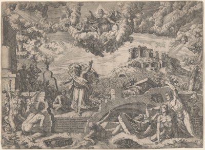 Die Vision von Ezechiel von Giovanni Battista Fontana