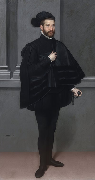 Der Ritter in Schwarz. 1567 von Giovanni Battista Moroni