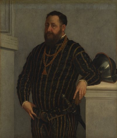 Porträt eines Mannes von Giovanni Battista Moroni