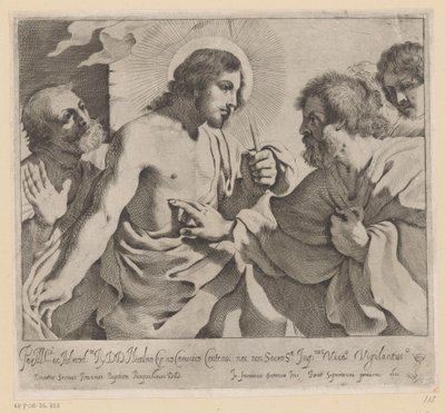 Der Unglaube des Thomas von Giovanni Battista Pasqualini