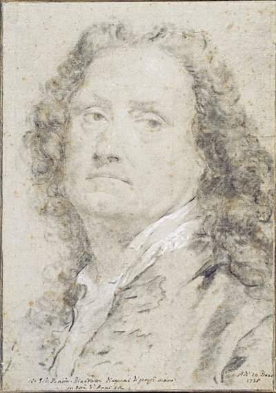Selbstporträt, 1735 von Giovanni Battista Piazzetta