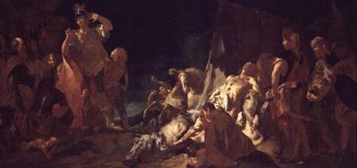 Der Tod des Darius von Giovanni Battista Piazzetta
