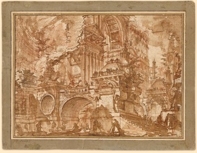 Ein antiker Hafen von Giovanni Battista Piranesi