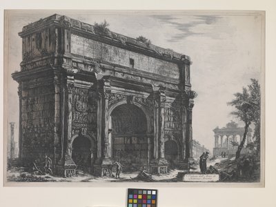 Der Bogen des Septimius Severus von Giovanni Battista Piranesi