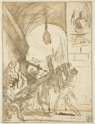 Das Tragen des Kreuzes von Giovanni Battista Piranesi