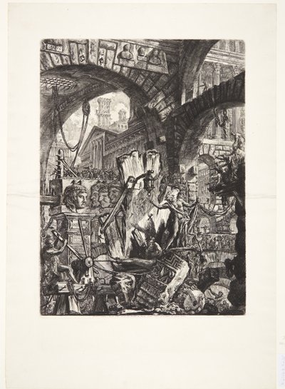 Der Mann auf der Folterbank von Giovanni Battista Piranesi