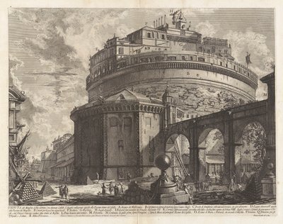 Veduta del Mausoleo d von Giovanni Battista Piranesi