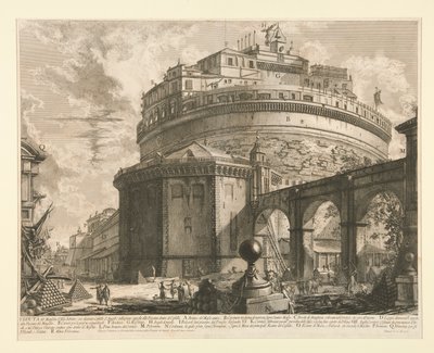 Ansicht des Mausoleums von Giovanni Battista Piranesi