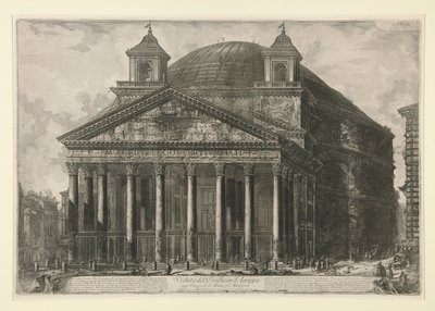 Ansicht des Pantheon von Giovanni Battista Piranesi