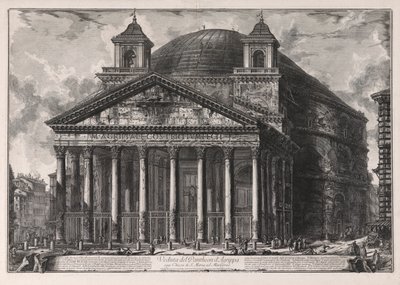 Ansicht des Pantheon von Giovanni Battista Piranesi