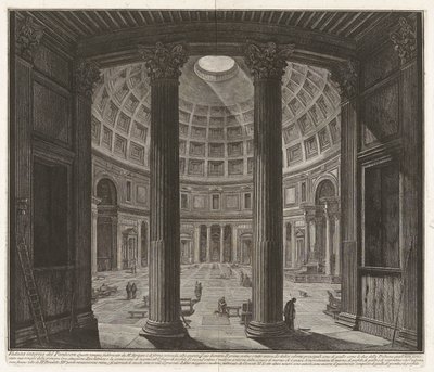 Innere Ansicht des Pantheon von Giovanni Battista Piranesi