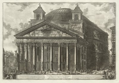 Ansichten von Rom: Das Pantheon von Giovanni Battista Piranesi