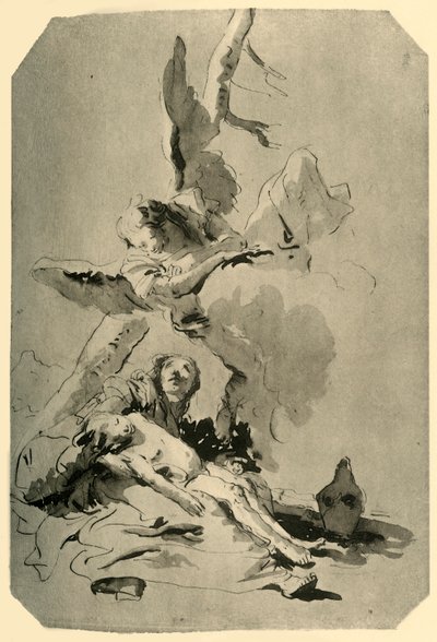 Hagar und Ismael, 1735, 1928 von Giovanni Battista Tiepolo