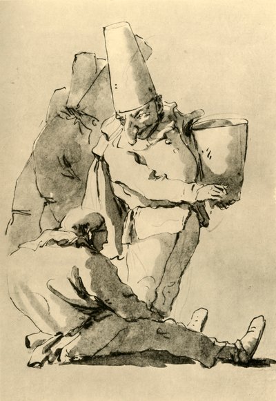 Pulcinelli von Giovanni Battista Tiepolo