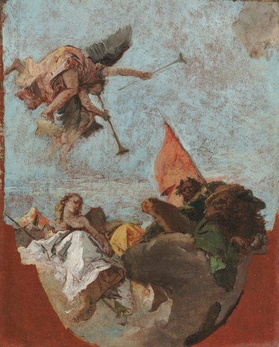 Skizze für eine Decke von Giovanni Battista Tiepolo