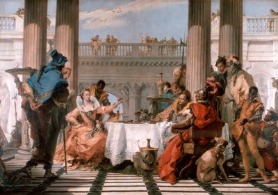 Das Bankett der Kleopatra von Giovanni Battista Tiepolo