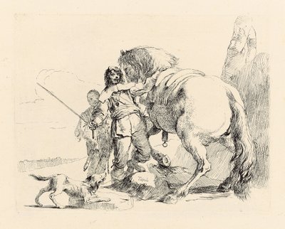 Vari Capricci, vor 1750 von Giovanni Battista Tiepolo