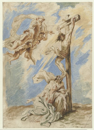 Christus am Kreuz von Giovanni Benedetto Castiglione
