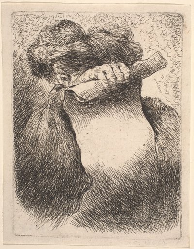 Mann mit einer Schriftrolle von Giovanni Benedetto Castiglione
