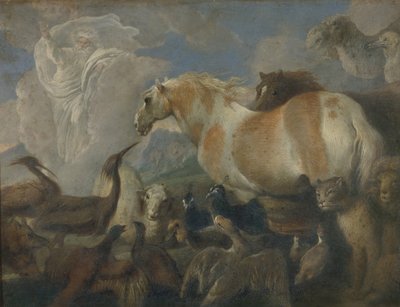 Die Schöpfung, Mitte des 17. Jahrhunderts von Giovanni Benedetto Castiglione