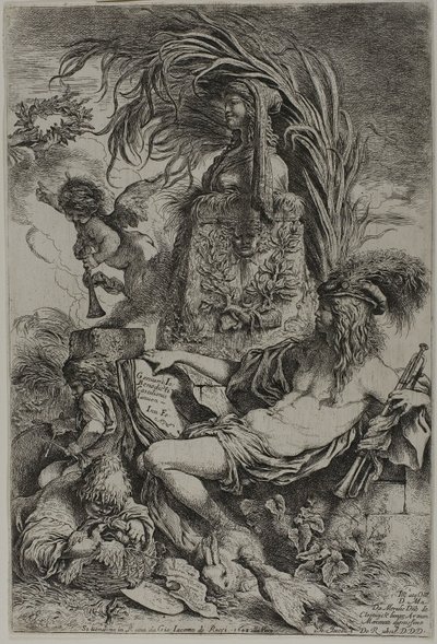 Der Genius von Castiglione von Giovanni Benedetto Castiglione
