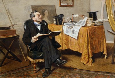 Interieur mit Figur, von Giovanni Boldini von Giovanni Boldini