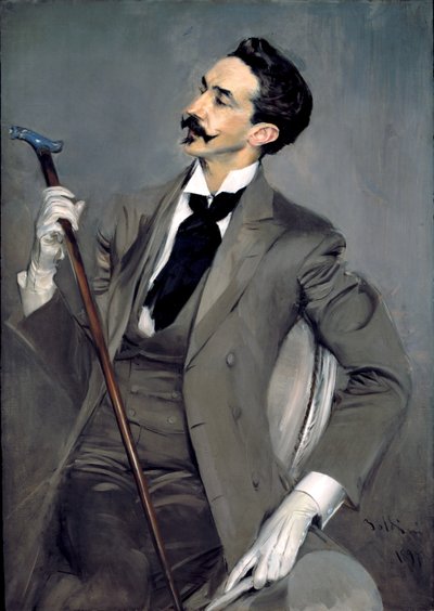 Porträt von Graf Robert de Montesquiou von Giovanni Boldini