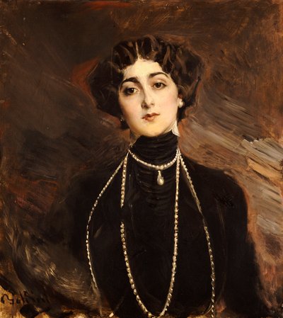 Porträt von Lina Cavalieri, ca. 1901 von Giovanni Boldini