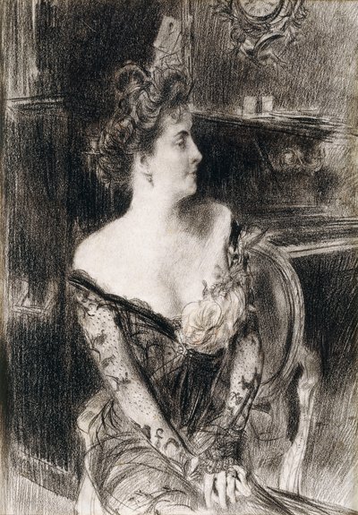 Porträt von Madame X, ca. 1901-1902 von Giovanni Boldini
