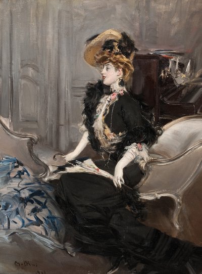 Porträt von Mme. R.L., 1901 von Giovanni Boldini