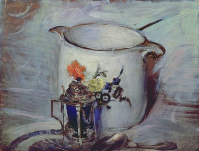 Stillleben mit Senftopf und Krug von Giovanni Boldini