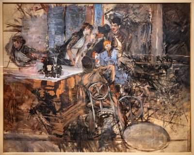 Die Bar in den Folies Bergère von Giovanni Boldini
