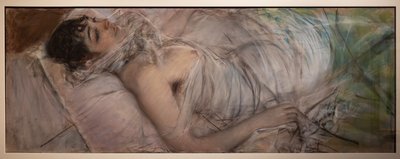 Die Gräfin von Rasty liegend von Giovanni Boldini