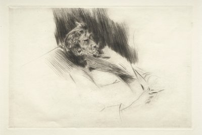 Whistler schläft, 1897 von Giovanni Boldini