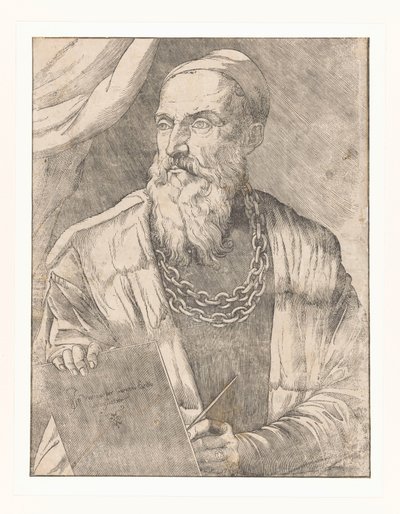 Porträt des Künstlers Tizian von Giovanni Britto