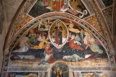 Himmelfahrt, ca. 1492 (Fresko) von Giovanni Canavesio