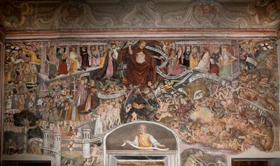 Jüngstes Gericht, ca. 1492 von Giovanni Canavesio