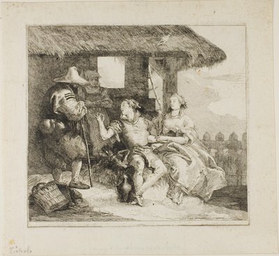 Heirat von Angelica und Medoro von Giovanni Domenico Tiepolo