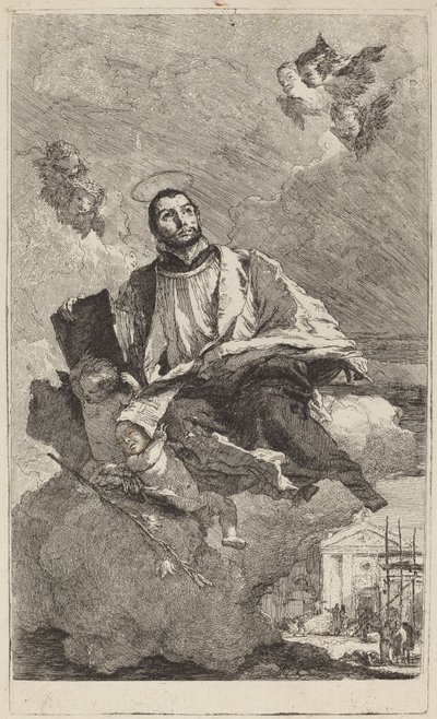Heiliger Gaetano von Thiene von Giovanni Domenico Tiepolo