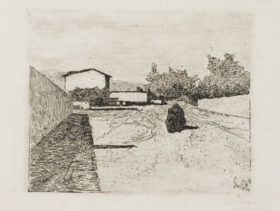 Eine Straße von Giovanni Fattori