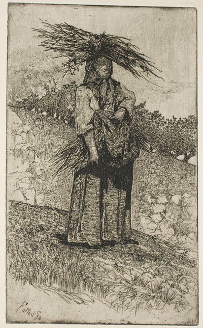 Boscaiola von Giovanni Fattori