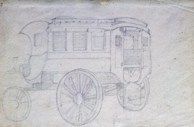 Kutsche von Giovanni Fattori