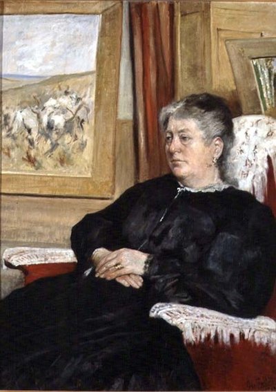 Porträt der Frau des Künstlers von Giovanni Fattori